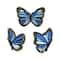 Blue Butterfly Iron On & Adhesive Patches by Make Market®